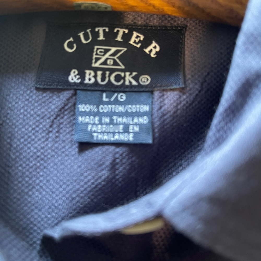 Cutter & Buck Gray Casual Button Down Shirt